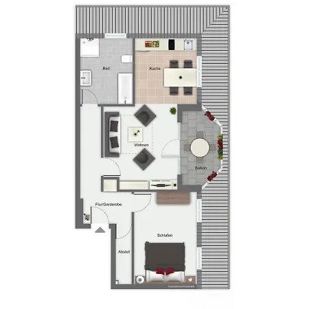 Waterkant 01 - Muschel Apartment *